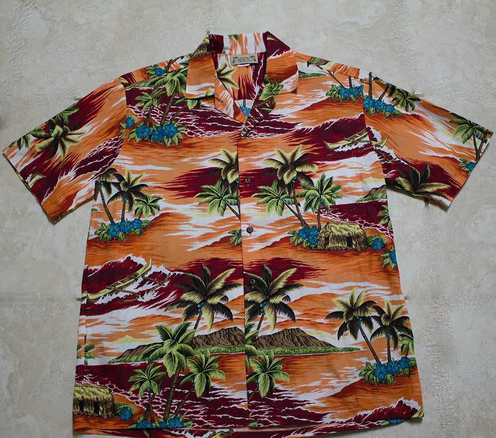 171 Hawaii shirt Sunrise,  M-XL