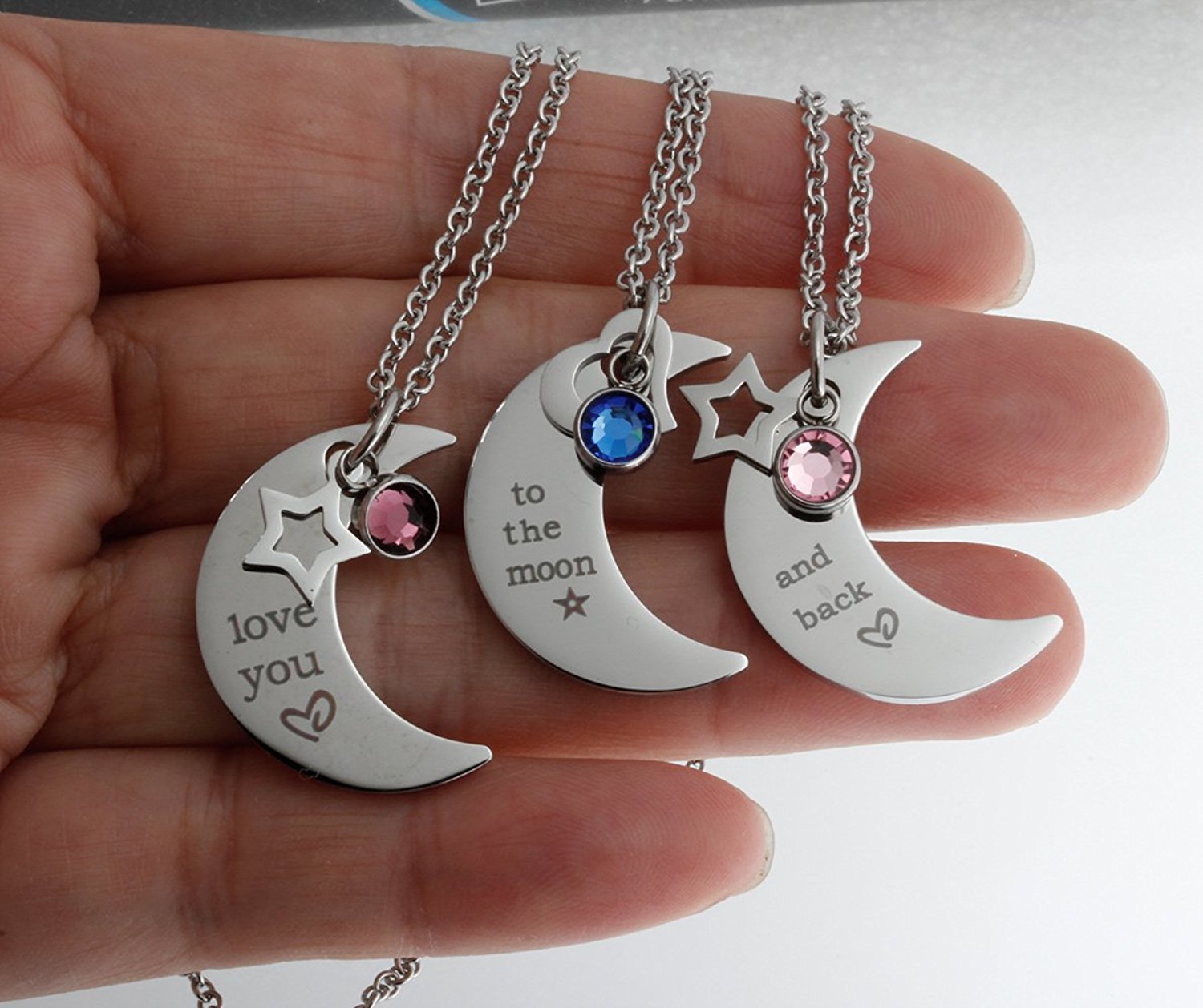 Buy Sun and Moon Friendship Necklace Online in India - Etsy