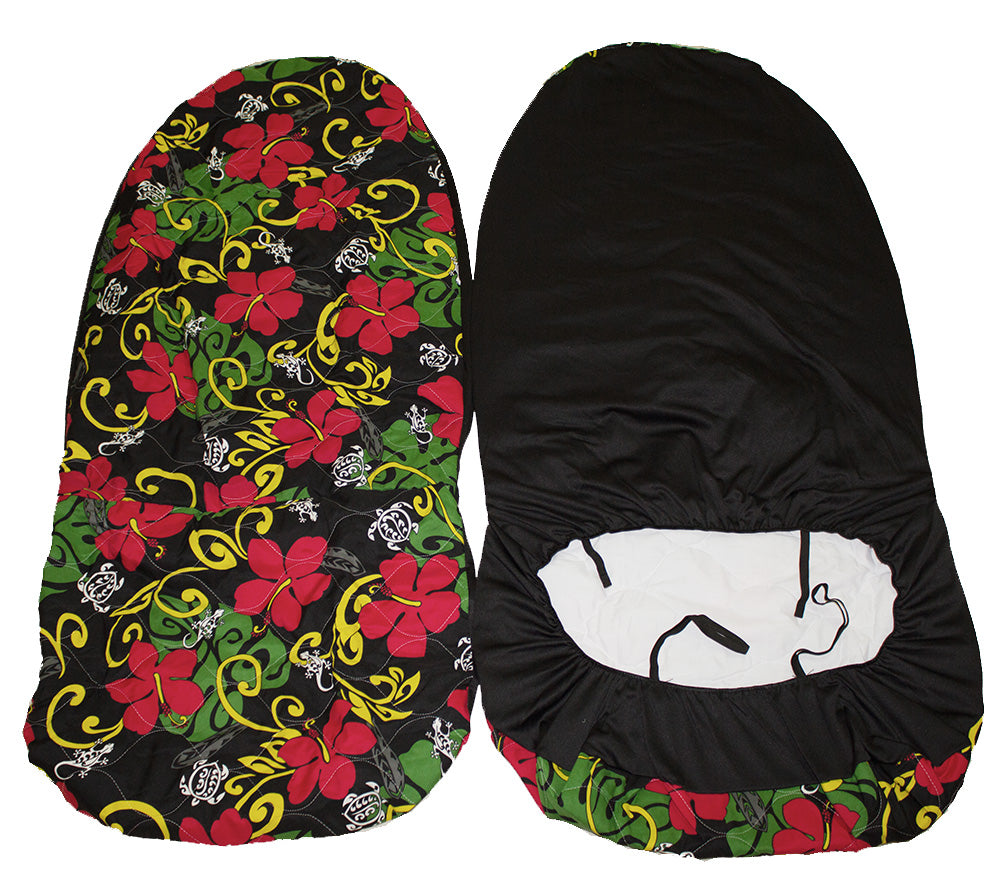 Hawaii car seat cover, #32 Rasta (quilted)
