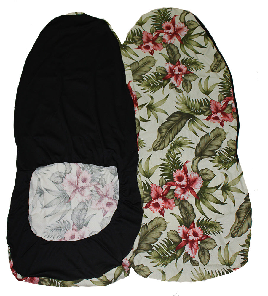 Hawaii Seat Cover #128 Orchid flower (Non-quilted)