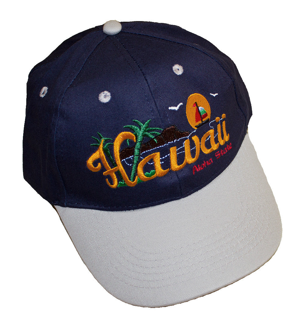 Hawaii Two Tone Diamond Head caps